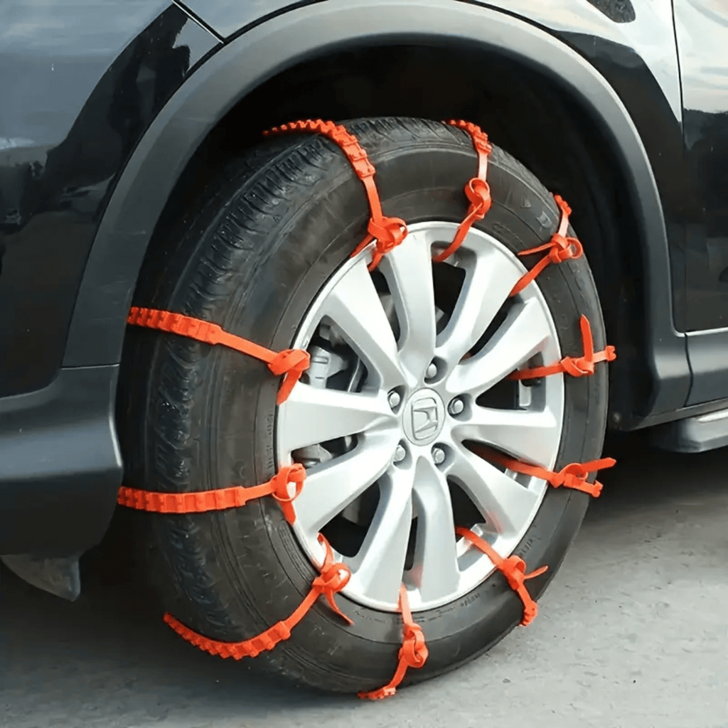 SnowGrip™ – Universele Anti-Slip Sneeuwkettingen voor Auto’s